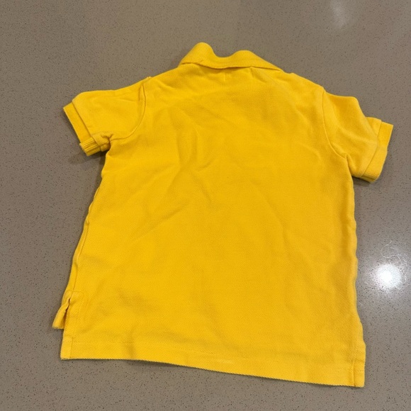 Polo Ralph Lauren Baby Boys' Cotton Mesh Short Sleeve Polo Shirt Yellow Size 18M - Picture 3 of 6